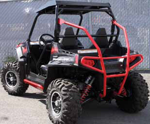 Бампер для квадроцикла Polaris RZR800/800-S "Quadrax" Elite усиленный, задний
