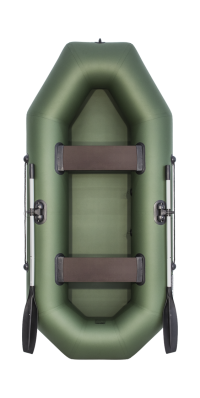 Надувная лодка ПВХ, АКВА-ОПТИМА 260, зеленый