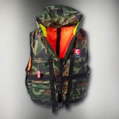 Жилет спасательный двухсторонний «COMFORT CAPTAIN» Малый (до 60кг) светоотражающий, взрослый