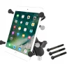 RAM-B-367-UN8U - крепление RAM X-Grip для 7-8" планшетов, шар 25 мм (1") с отверстием, 3 болта М8