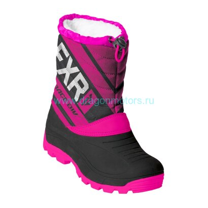 Ботинки FXR Octane - Black/Fuchsia