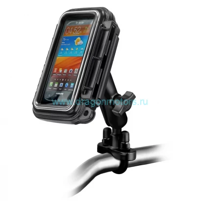 RAM-B-149Z-AQ2U аквабокс RAM средний (iPhone 6, 5S и др.) с креплением на руль 0,5-1,25, муфта 95 мм