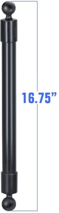 RAP-BB-230-18U 43 см (16,75) штанга RAM с шарами 25 мм (1). Высокопрочный композит