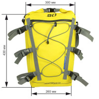 Водонепроницаемая сумка OverBoard OB1094Y - Waterproof Kayak Deck Bag - 20L (Yellow)