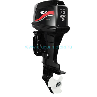 Лодочный мотор 2-х тактный HDX T 75 FEL-T 