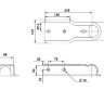 Замковое сцепное устройство 2"x2 1/2" для 33052 - 33052C_2_1-2