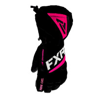 Перчатки FXR Fusion с утеплителем - Black/Fuchsia