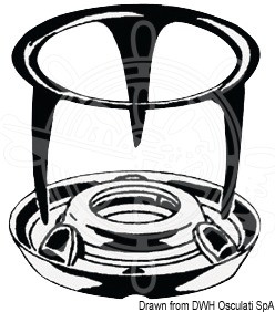 Osculati 10.305.00 - Кнопка для ковров. покрыт. (100 шт.)