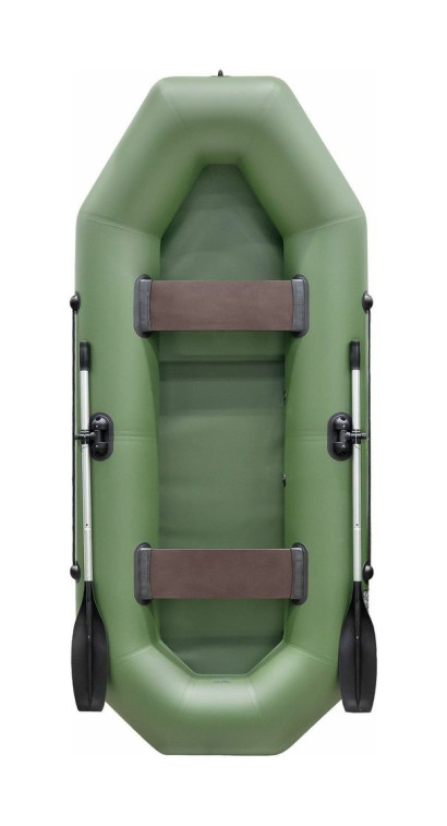 Надувная лодка ПВХ, АКВА-ОПТИМА 280, зеленый