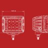 D-SS Серия PRO (7 светодиодов) Дальний свет (пара)