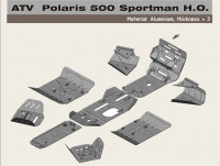Защита днища для Sportsman 500 H.O. (2009-2011)