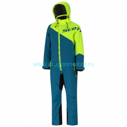 Комбинезон детский Scott Dryo, lake blue/safety yellow 150 размер