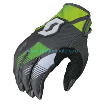 Перчатки SCOTT 350 Race - grey/green