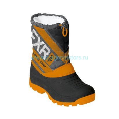 Ботинки FXR Octane с утеплителем - Black/Orange/Char