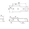 Замковое сцепное устройство 2"x3" для шара 33056 - 33056C_3