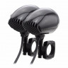 МОТОАКУСТИКА ERGO ER500M (ВСТРОЕННЫЙ УСИЛИТЕЛЬ, 3” HI-FI ДИНАМИКИ 2 ШТ. 2Х80 ВТ.) ХРОМ/ЧЕРНЫЙ