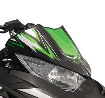 Стекло ветровое Arctic Cat 6,5" (Green Chrome) ZR, M, XF 4000, 5000, 6000, 8000, 9000 ’F, M, XF 800, 1100, 1100T