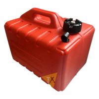 Бак усиленный для лодочных моторов "Экстрим" 12л с фитингом LB-0012-F