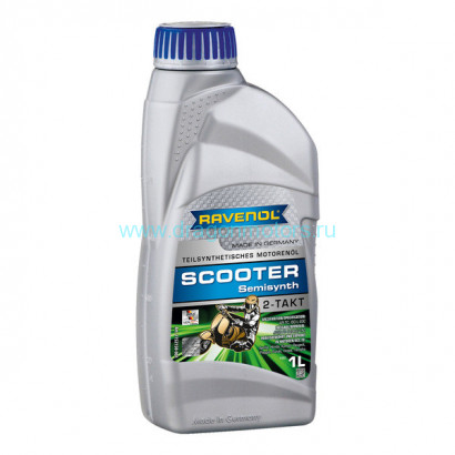 Моторное масло для 2T скутеров RAVENOL Scooter 2-Takt Teilsynt