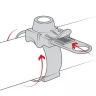 RAP-SB-187U универсальное вело крепление RAM EZ-Strap, быстросъемный хомут, 2 шара, площадка