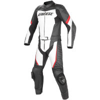 Комбинезон кожаный DAINESE T. RACING DIV. LADY - BIANCO/NERO/ROSSO