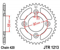 JT звезда задняя JTR1213.37