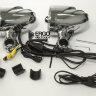 МОТОАКУСТИКА ERGO ER600M (ВСТРОЕННЫЙ УСИЛИТЕЛЬ, 4” HI-FI ДИНАМИКИ 2 ШТ. 2Х100 ВТ.) ХРОМ/ЧЕРНЫЙ