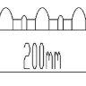 Лента дублирующая тип j1, черная, 200 мм