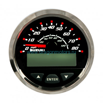 Спидометр Suzuki DF300, 130 км/ч, черный - 34100-98J01-000