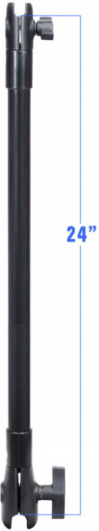 RAP-CB-201-24U 61 см (24) штанга RAM, полумуфты под шары 25 мм (1) и 38 мм (1,5)