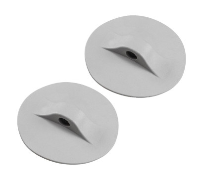 Крепление леера, D 136мм, серое, 2 шт