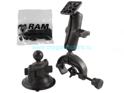 RAP-B-121-224-1U RAM Twist-Lock  Присоска и композитное крепление хомута