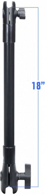 RAP-CB-201-18U 46 см (18) штанга RAM, полумуфты под шары 25 мм (1) и 38 мм (1,5)