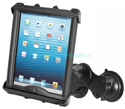 RAM-B-189-TAB8U крепление RAM TAB-TITE для 10 планшетов, с двойной присоской, муфта 95 мм, шары 25 мм (1)