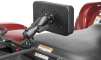 RAM-101U-235Z-BR1 спинка сиденья RAM для квадроцикла, средняя муфта 14 см, шары 38 мм (1,5)