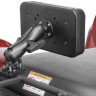 RAM-101U-235Z-BR1 спинка сиденья RAM для квадроцикла, средняя муфта 14 см, шары 38 мм (1,5)