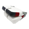 Сиденье мягкое складное Premium High Back Boat Seat, бело-красное