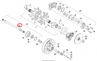 Вал привода гусеницы Arctic Cat XF, M 2602-764 / 2602-378