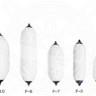 Osculati 33.512.10 - Кранец POLYFORM серия F2 Синий рым ?22 см