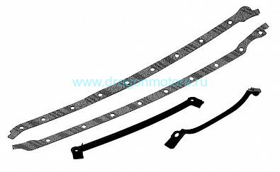 52550 Прокладка поддона для MERCRUISER 7.4L OEM: 18-0348, 0508871 (Quicksilver)