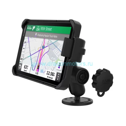 RAM-B-138L-GA77LU Крепление RAM EZ-Roll'r  Drill-Down для Garmin d?zl  OTR700