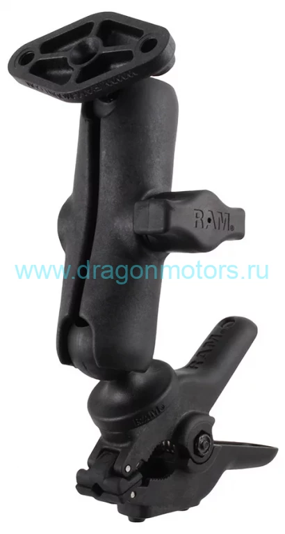 RAP-B-397-1-238U RAM Tough-Clamp Небольшое двойное шариковое крепление с ромбом