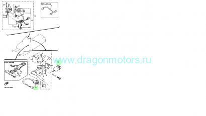 Датчик тормоза Yamaha VK 540 - 88R-82530-00-00