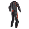 Комбинезон кожаный DAINESE LAGUNA SECA 4 1PC PERF. - BLACK/BLACK/FLUO-RED