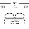 Трап для снегохода и квадроцикла Caliber Loading Ramp Pro 2.0 до 680 кг. 132/68*213 см