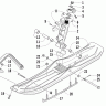 Ручка лыжи Bearcat 570 XT, Z1 (№16) OEM: 8jp-F3712-10-00, 2603-950