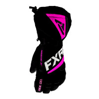 Перчатки FXR Fusion с утеплителем - Black/Elec Pink