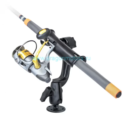 RAP-390-RBU Держатель штанги RAM Tube Jr.  с рычагом вращения и основанием для сверления