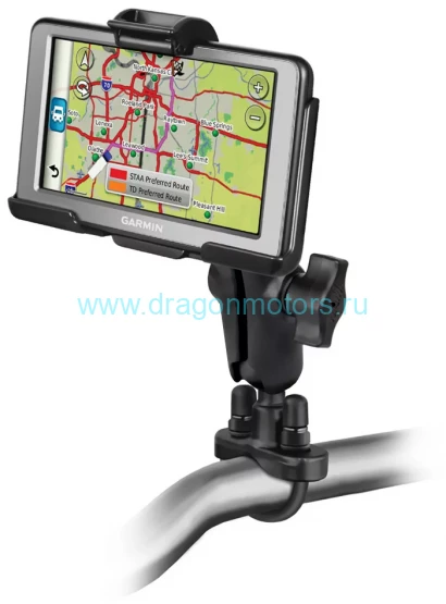 RAM-B-149Z-GA43U Двойное шарнирное крепление RAM на U-образном болте для Garmin dezl  560LMT и 560LT