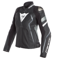 Куртка кожаная DAINESE AVRO 4 LADY - BLACK-MATT/ANTHRACITE/WHITE